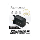 ALMOND - Wall Charger 20W PD020UKZ