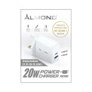 ALMOND - Wall Charger 20W PD020UKZ