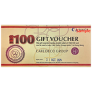 $100 Cafe Deco Group Cash Coupon (The Cash Coupon is valid till 31 Oct 2024)