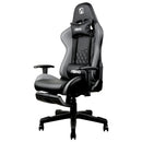 ABKO KOREA OHELLA - AGC21 Grey+Black Premium Gaming Chair Designed For Your Comfort with Footrest