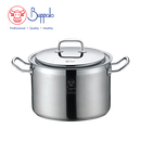 BUFFALO EXCITE 22X13CM/4.5L S/ST CAPSULATED BOTTOM STOCKPOT WITH S/ST LID