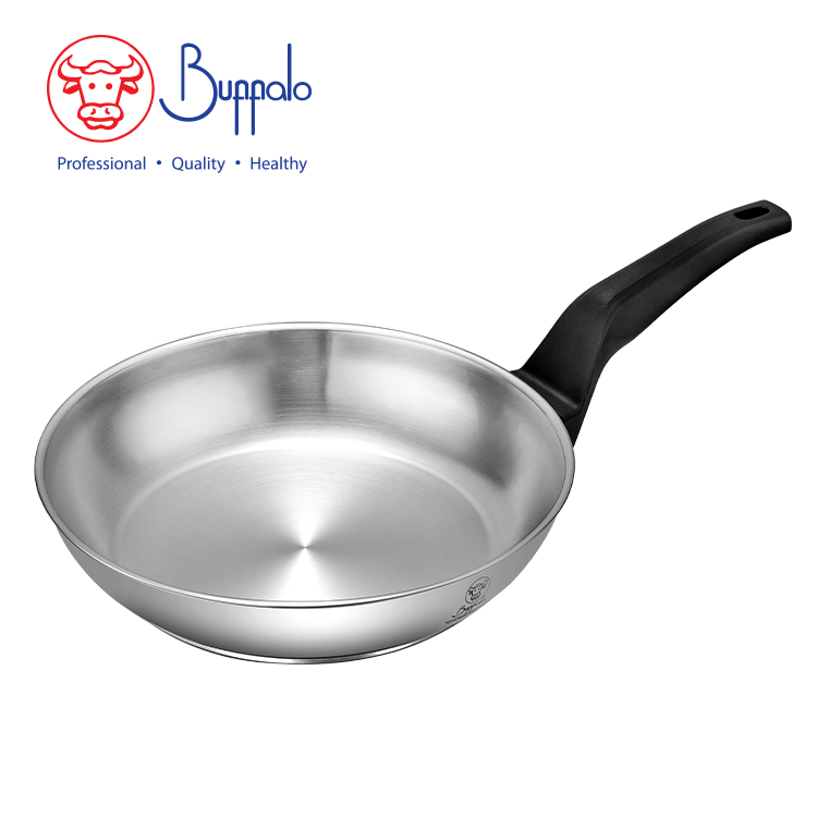 BUFFALO PREMIUM COOK I S/ST CAPSULED BOTTOM FRYPAN (26X5.5CM)