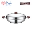 BUFFALO FUNCTION II 38CM FLAT BOTTOM WOK DH