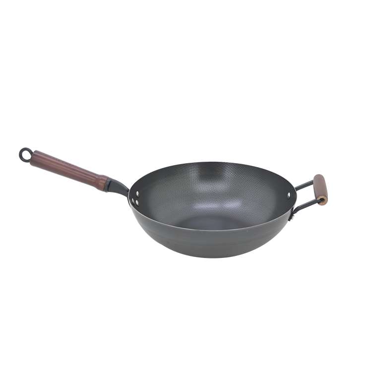 IDEALE CHEF IRON DEEP FRYING WOK 32CM WITH GLASS LID (IH)