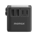 MOMAX 1-World 65W GaN 方便式旅行插座 UA8 (黑色)