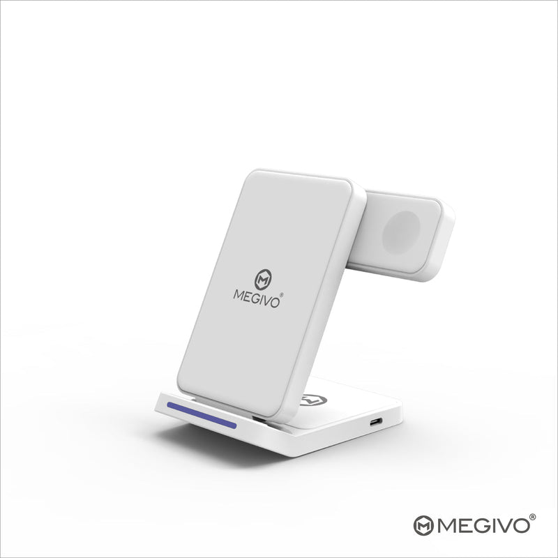 MEGIVO MagBoost Go Travel 3合1摺疊式無線充電座