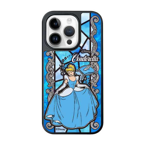 (預訂) i-Smart-迪士尼彩繪玻璃手機殼-公主系列-灰姑娘 Cinderella