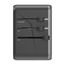MOMAX 1-World 65W GaN Convenient Travel Socket UA8 (Black)