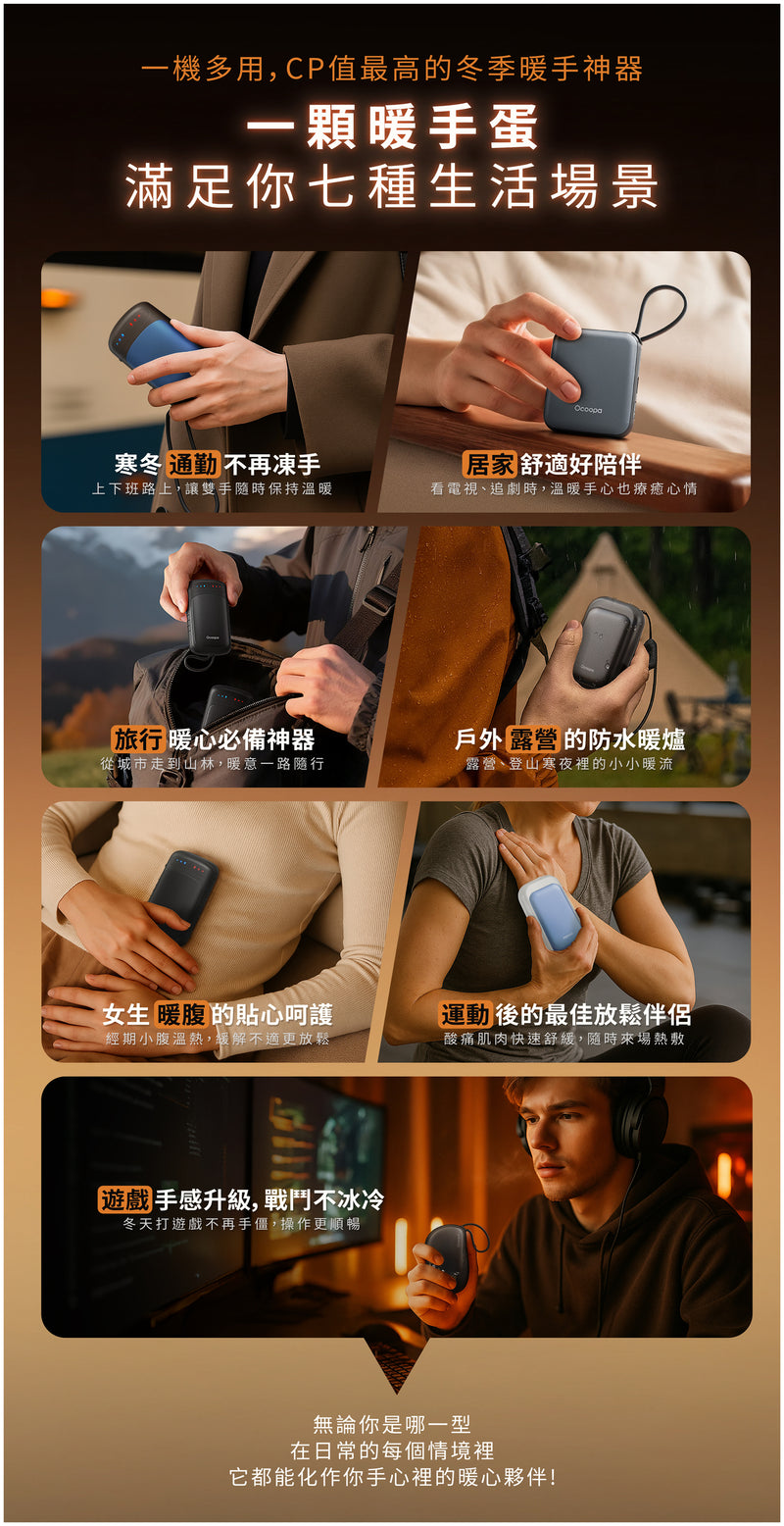 Ocoopa - UT5 DuoHeat 暖手器
