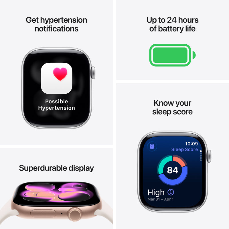 Apple Watch Series 11 GPS Aluminium Case with Sport Band