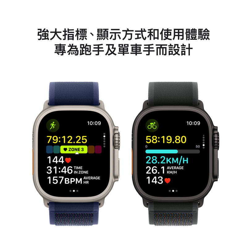 Apple Watch Ultra 2 GPS+流動網絡 49mm 鈦金屬錶殼加海洋錶帶