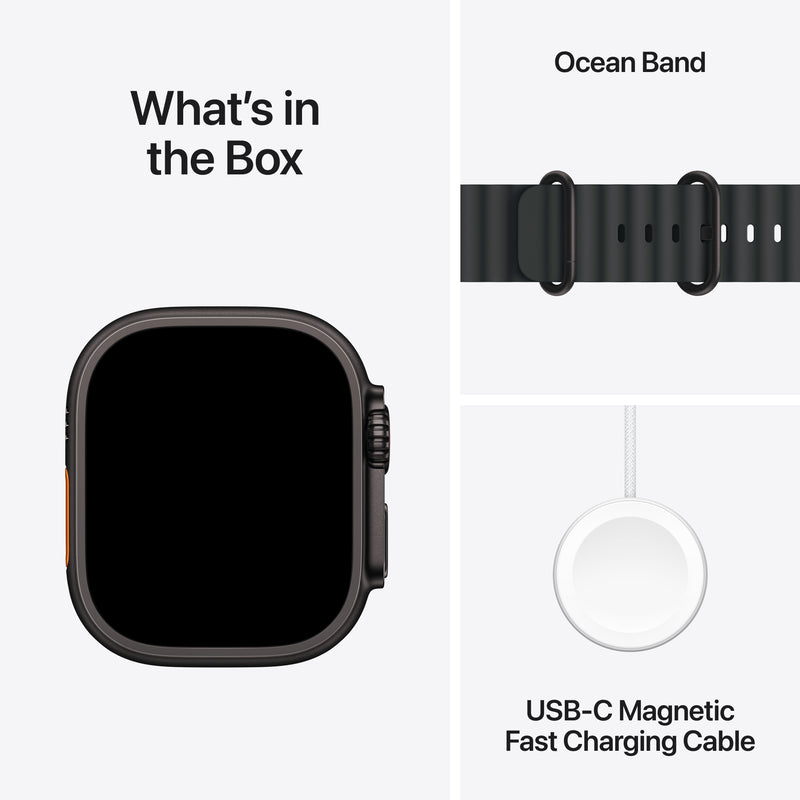 Apple Watch Ultra 3 GPS + Cellular 49mm Titanium Case with Ocean Band