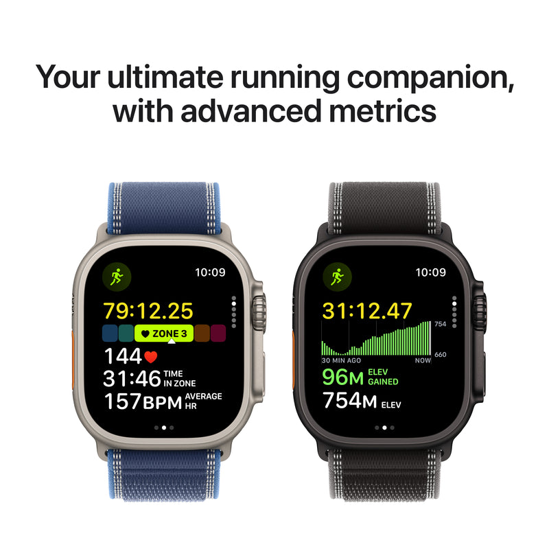 Apple Watch Ultra 3 GPS + Cellular 49mm Titanium Case with Trail Loop