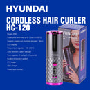 HYUNDAI Cordless Hair Curler HC-120 USB Charging 5000mAh With Power Bank Function