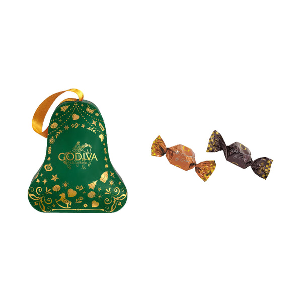 GODIVA 聖誕吊飾G Cube 松露巧克力禮盒3顆裝電子禮券