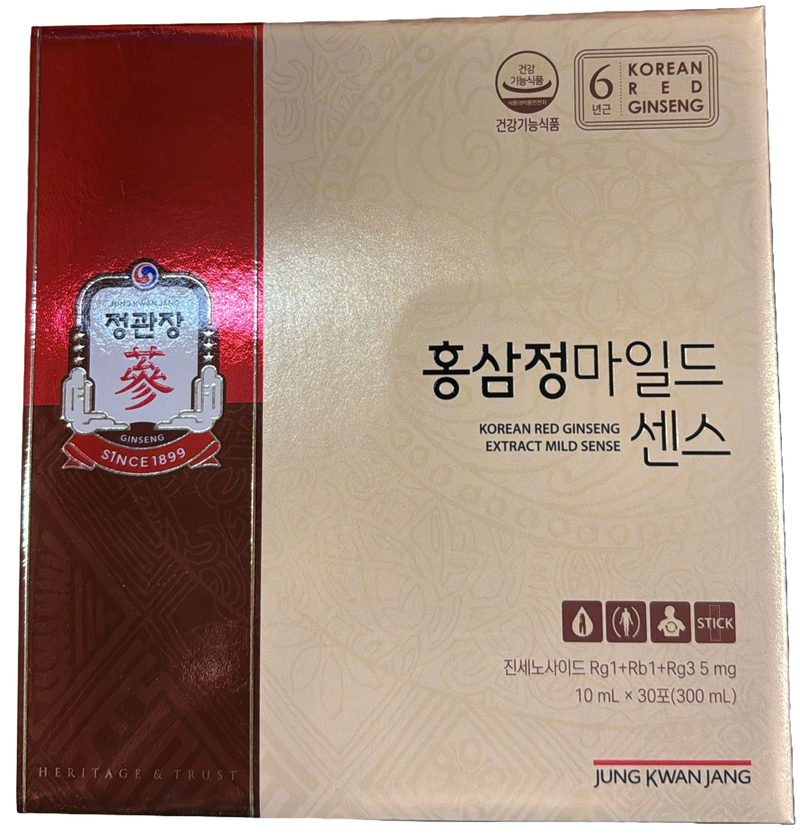 JUNG KWAN JANG KOREAN RED GINSENG EXTRACT MILD SENSE (15%) - 10ML x 30EA EXP: 10/2025 (Parallel Import)