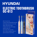 韓國Hyundai 聲波電動牙刷 OC-013 [粉紅色/黑色] IPX7 PBT刷毛 高頻率電機
