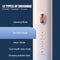 HYUNDAI Electric toothbrush OC-013 [Pink/Black] IPX7 PBT Brush Bristles Acoustic Motor