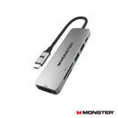 Monster USB-C TO 6-Port 集線器