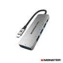 Monster USB-C TO 5 PORT HUB