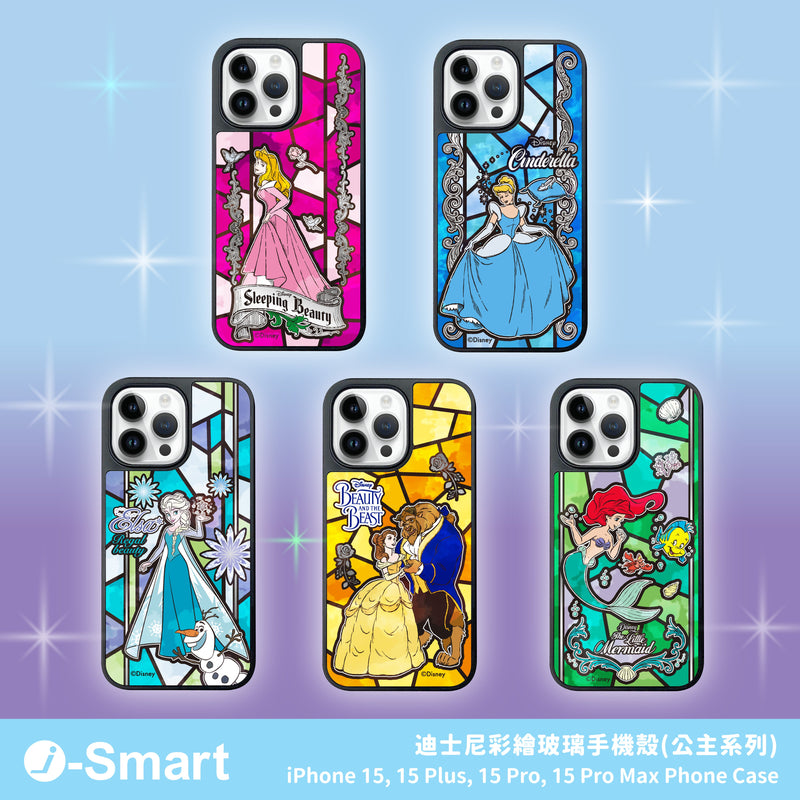 (Made-to-order) i-Smart-Disney Mirror Phone Case-Stained glass Style-Princess Series-The Little Mermaid