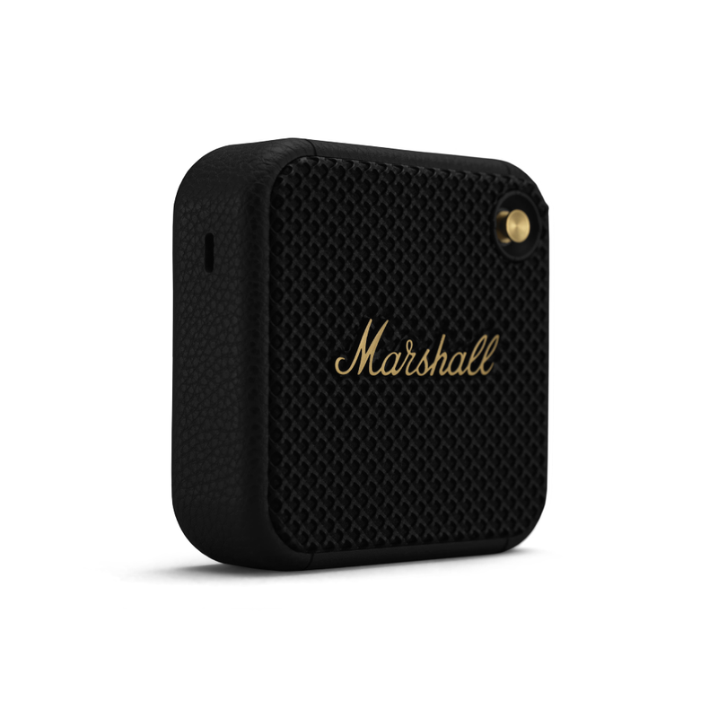 (Limited Offer) Marshall Willen Portable Speaker Black & Brass MHP-96059