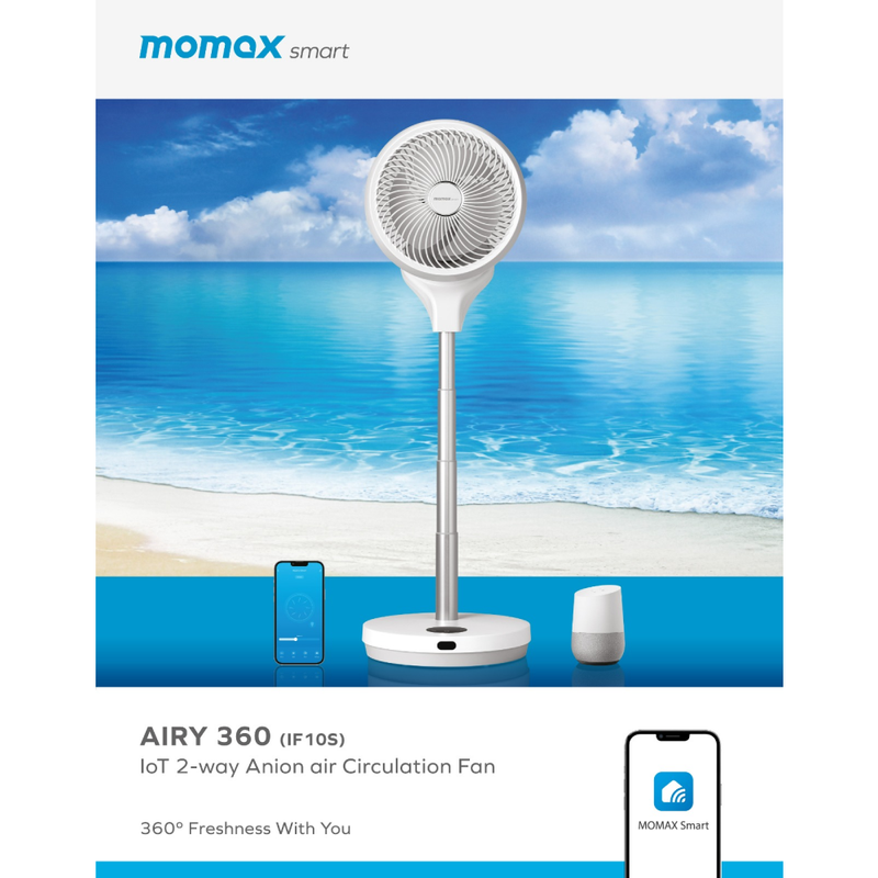 [T] AIRY 360 IoT 2-way Anion Air Circulation Fan (IF10S)