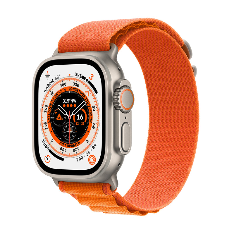 AppleWatch Ultra GPS+流動網絡49mm 鈦金屬錶殼加登峰手環– Shoppy 寬樂買