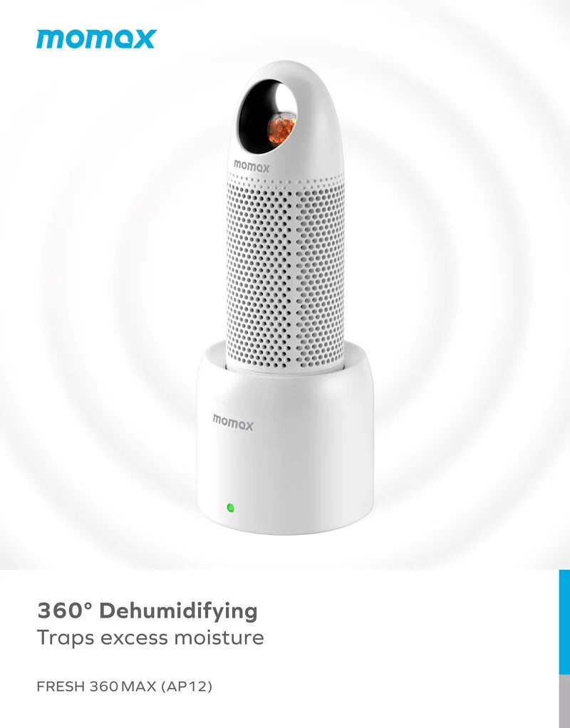 Momax - Fresh 360 Max Magic Dehumidifier wand with base (AP12)