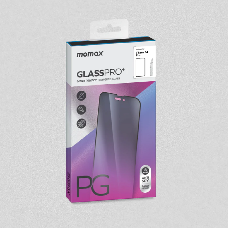 GlassPro+ PG Privacy screen protector - Transparent (iPhone 14 Series)