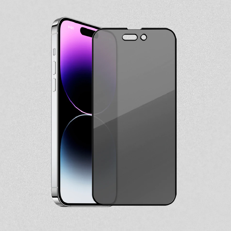 2022 全篇幅高清防窺玻璃膜-黑 (iPhone 14 系列專用)