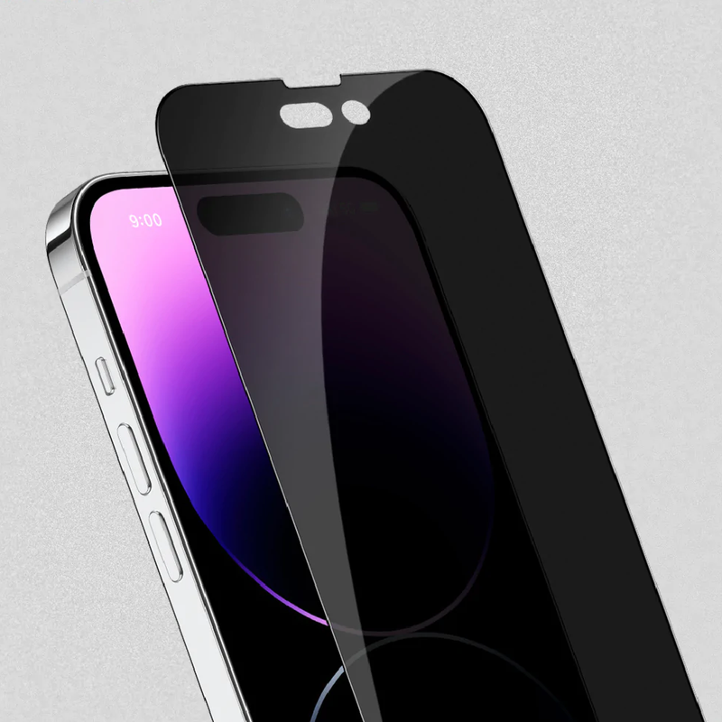 2022 全篇幅高清防窺玻璃膜-黑 (iPhone 14 系列專用)