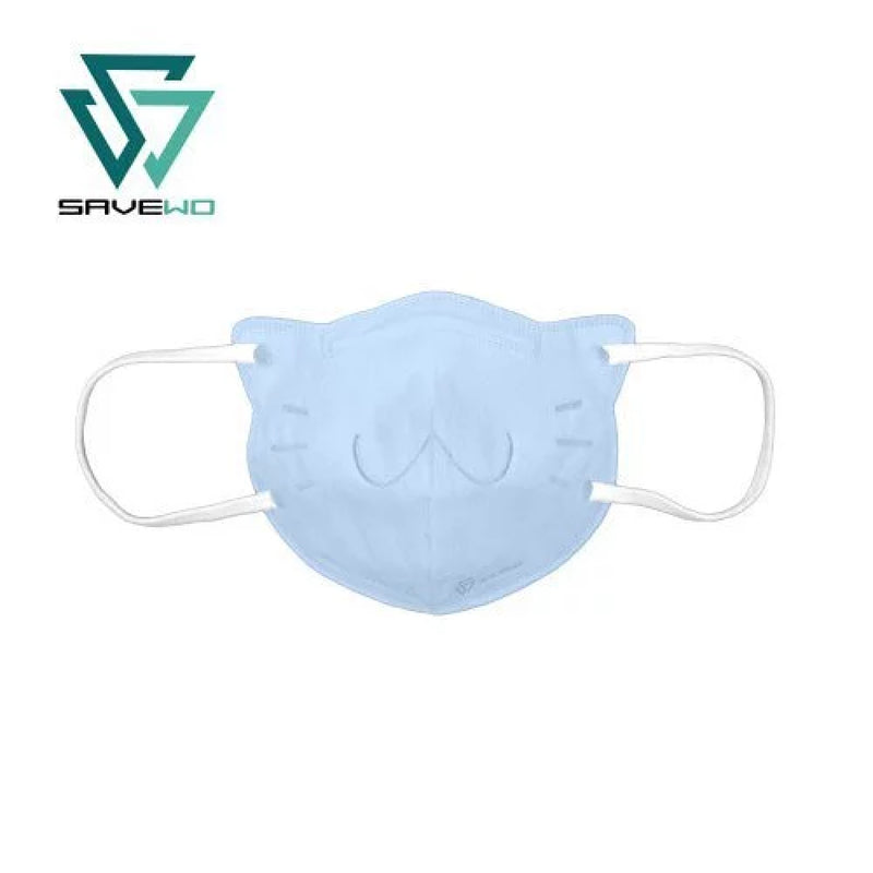 [T] 救世立體喵兒童防護口罩 S2 (30片獨立包裝/盒) (2-6歲幼年適用)