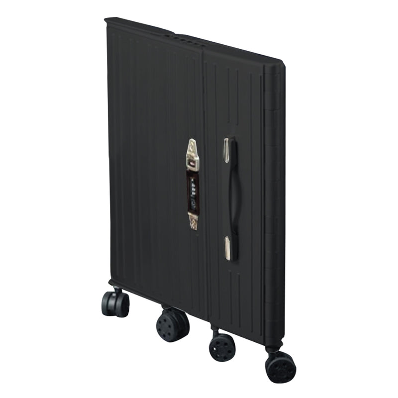 [T] Hallmark 20" Foldable Suitcase â€“ Black