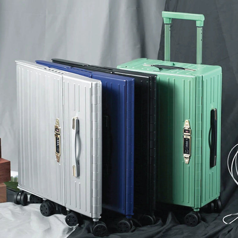 Hallmark 20" Foldable Suitcase â€“ Black
